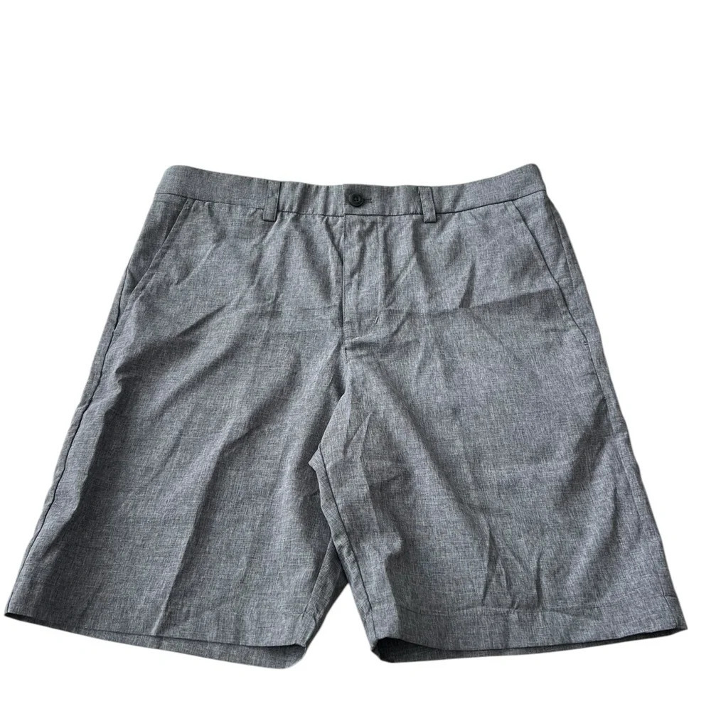 NWT PGA Tour Boys Stretch Medium Heather Grey Shorts size 18